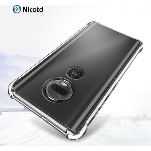 Transparent TPU Case for Motorola G7 plus z3 g6 Clear Phone Case for MOTO One power P30 c plus M Soft Silicone Phone Back Cover