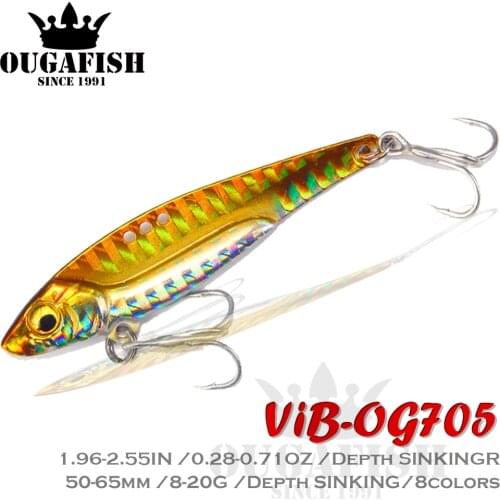 Metal Vib Fishing Lure Weights8-20g Long Shot Slots Hook Metal Jig Articulos De Pesca Isca Artificial Bass Bait Deep Sea Fishing