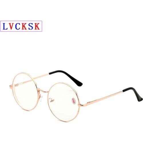 Unisex Finished Myopia Glasses Women Men Round Retro shorted sighted Eyeglasses Nearsighted Optical Prescription Glasses L3
