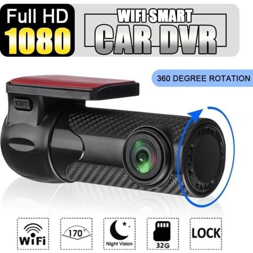 1080P Mini 170 Degree Wide Angle G-sensor Car DVR WIFI Dash Camera Night Vision With Microphone Hidden Video Recorder APP HD
