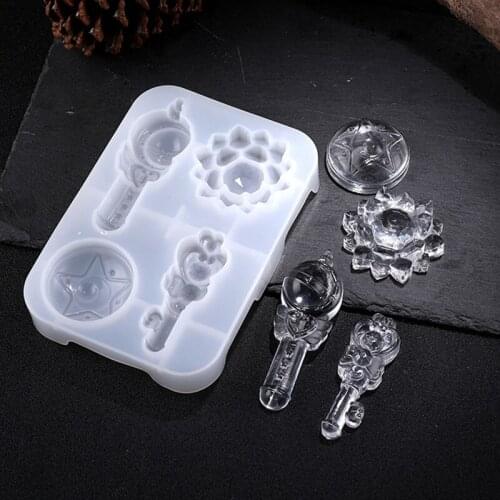 Fairy magic stick transparent epoxy mold diy fondant mousse mold decoration ornaments mold