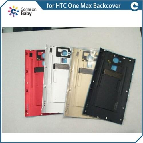 1-10pcs For HTC One Max T6 809d 803s 8088 back cover Battery Cover back cover backcover Back Housing Door