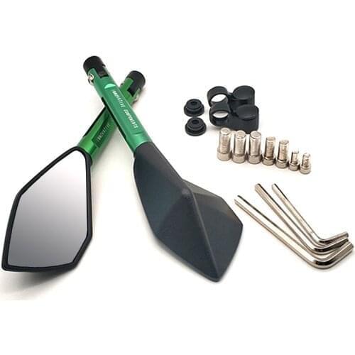 Motorcycle Mirrors Aluminum Moto side Rear View Mirrors For Honda CBR F4 F4i/RC51/ RVT1000 DD250E/300/350 HYOSUNG GT