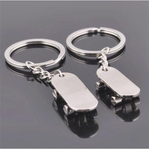 1 Set Metal Scooter Skateboard Keychain Car Key Chain Accessories Keyring Fashion Bag Charm Unisex Jewelry Gift Llavero S179