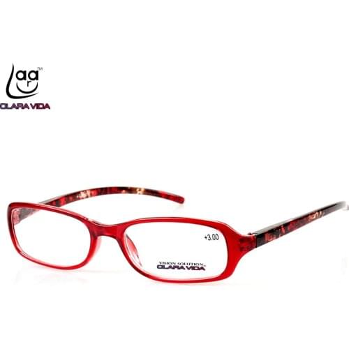 2019 = Clara Vida Fashion Tr90 Ultra-light High-grade Resin Anti Fatigue Watermel Reading Glasses +1 +1.5 +2 +2.5 +3 +3.5 +4