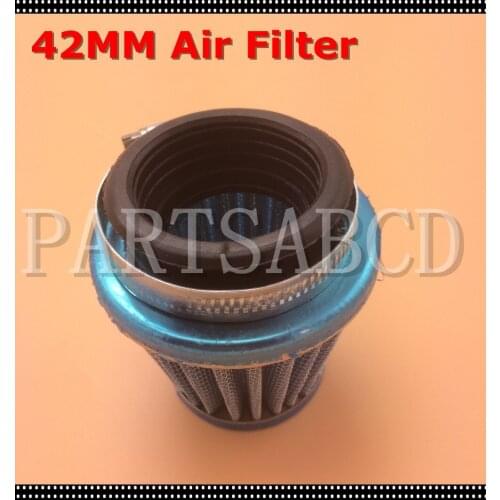 42mm Chrome Pod Air Filter For Suzuki GS750 GS1000, for Kawasaki GPZ KZ900 KZ1000