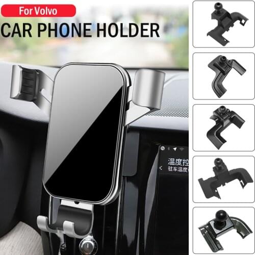 Car Mobile Phone Holder For Volvo S60 S90 V90 XC40 XC60 XC90 Special Mounts Stand GPS Navigation Bracket Car Accessories