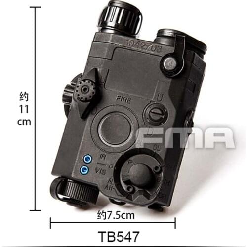 Free Shipping BK/DE/FG FMA New Tactical Military FMA PEQ 15 LA-5 Outdoor Dummy Battery Case + Green Laser