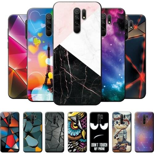 For Xiaomi Redmi 8 Case For Redmi 8 Phone Cover Fashion Cute Soft TPU Black For Redmi 8 Case Silicone Bumper 6.22"