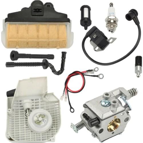 Chainsaw Carburetor Kit For Stihl MS230 MS250 021 023 025 MS210 Fuel Pipe Oil Circuit Ignition Coil Tool Parts Equipment Tube