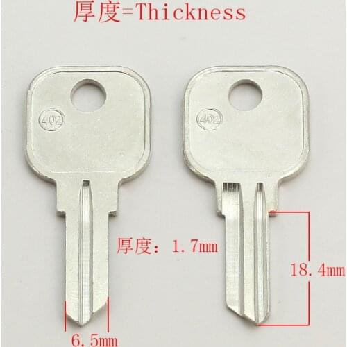 A166 left groove Wholesale Locksmith Brass House Home Door Blank Empty Key Blanks Keys 25 pieces/lot