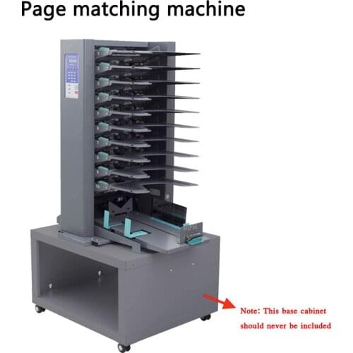 Collating machine 10 grid DFC-101 double offset paper carbonless paper unit single collating machine rubbing wheel paper feed