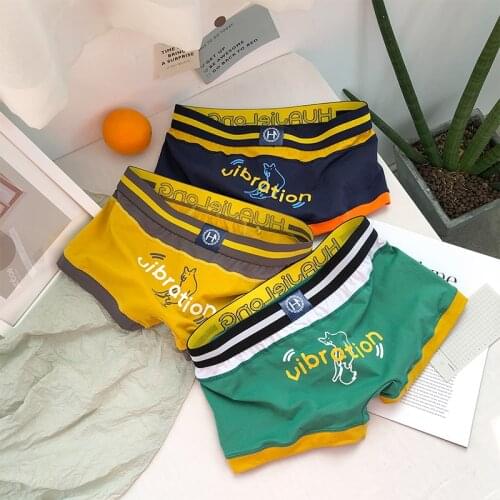 Mens Boxer Shorts Personalized Print Mens Underwear Boxers Cotton Multicolor Panties Summer Breathable Underpants 2020 New