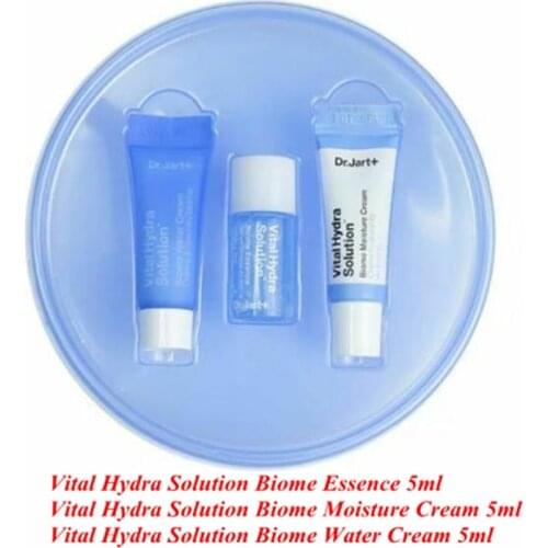 Dr.jart+ Vital Hydra Solution Biome Trial Kit (3 Items) Deep hydrating Moisturizing Cream Repair Anti-allergy Care Koreacosmetic