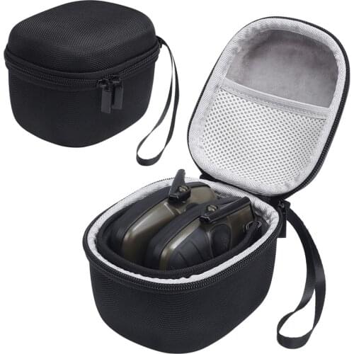 2018 New Cycling Accessory Carrying Hard Box Cover Pouch Case for Howard Leight Impact Sport OD Electric Earmuff -Fit for Cables