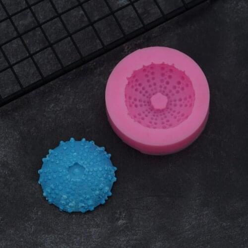 Silicone Fondant Mold Sea Urchin Shell Shape Ocean Fondant Cake Decoration Gum Paste Moulds Chocolate Mould