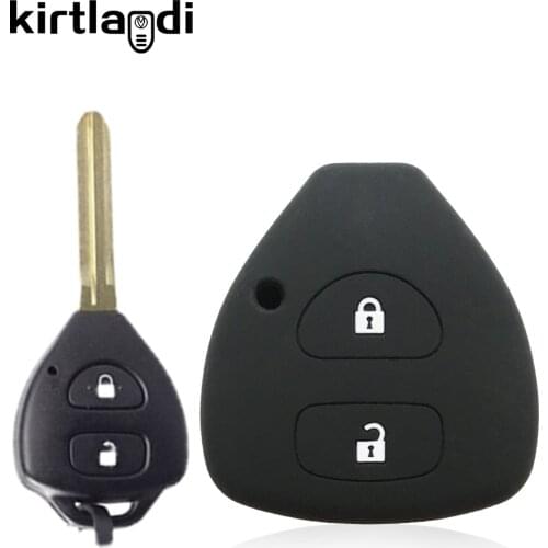 Silicone Key Cover Holder for Toyota Yaris Auris Rav4 Camry Icon Corolla E15 Porte Vitz IQ Remote Key Protector Fob Car Key Case