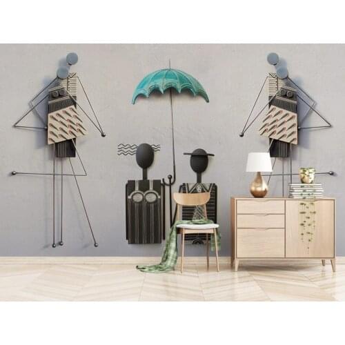 Modern 8D Wall Mural Abstract Geometric Figure Wallpaper Waterproof Canvas Bedroom Luxury HD Photo Wall Papers Contact Paper