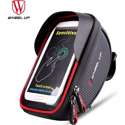 Bicycle Handlebar Bag Bike Waterproof Touch Screen Bag Stem Bags For 6.0 inch Smartphone Cycling Bag
