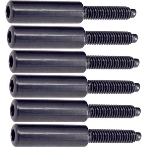 Tooyful 6 Pcs Guitar Tremolo Bridge Saddle Locked String Hexagon Screws for Electric Guitar Parts Accessory