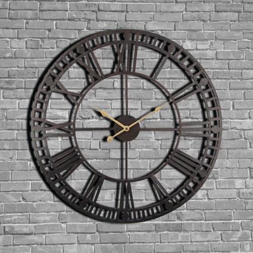 Vintage Wall Clocks 2019 New Quartz Clock Large Metal Clock Needles Wall Clock Home Decoration Relogio De Parede