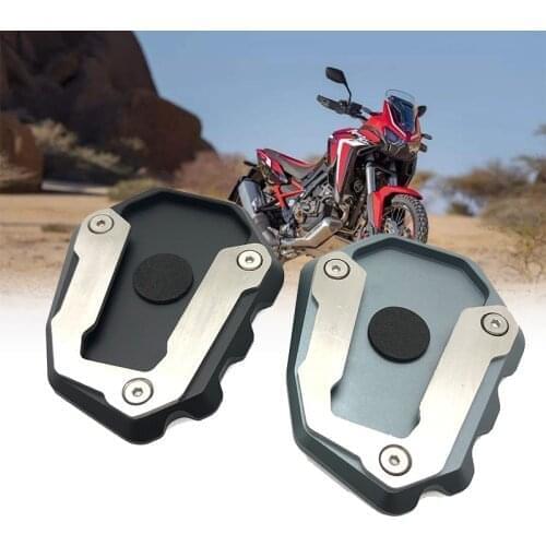 Motorcycle Kickstand Foot Side Stand Extension Pad Support Plate For Honda CRF1100L CRF 1000 L Africa Twin 2020 Adventure