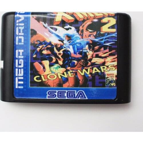 X Men II 16 bit SEGA MD Game Card For Sega Mega Drive For Genesis
