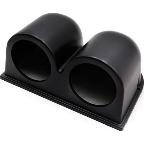 52mm) Black color Double Gauge Dash Mount dual auto gauge pod / Car meter holder
