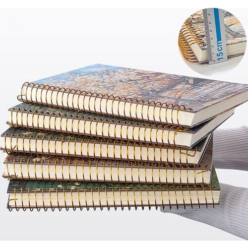 26.2*18.6cm Spiral Coil Sketchbook Notebook 16K Van Gogh Sketch Painting Diary Journal Note School Office Supplies Stationery