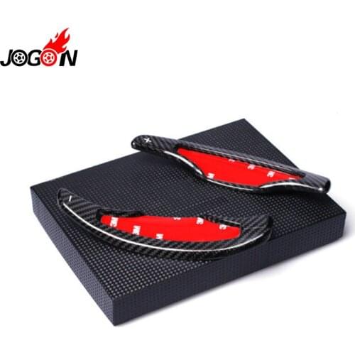 For Cadillac ATS 2013-2018 ATS-V CT6 CTS CTS-V Carbon Fiber Steering Wheel Paddle Extension Shifter Cover Trim