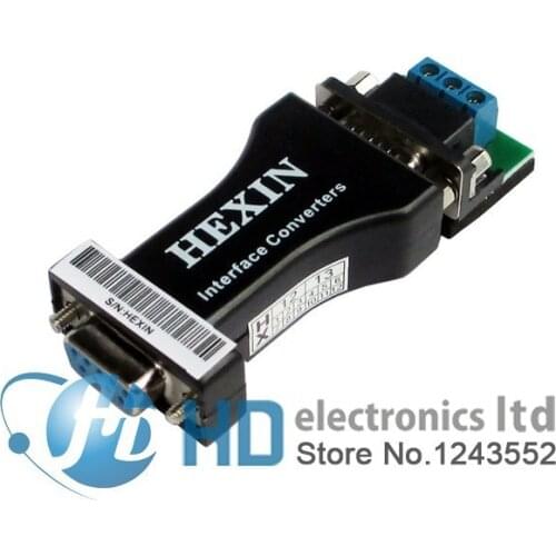 HEXIN RS232 to RS485 serial port Data Interface Adapter Converter 1.2KM 3 Bit Wholesale