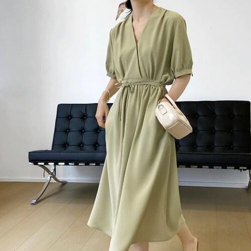 HXJJP Summer Chiffon Dresses