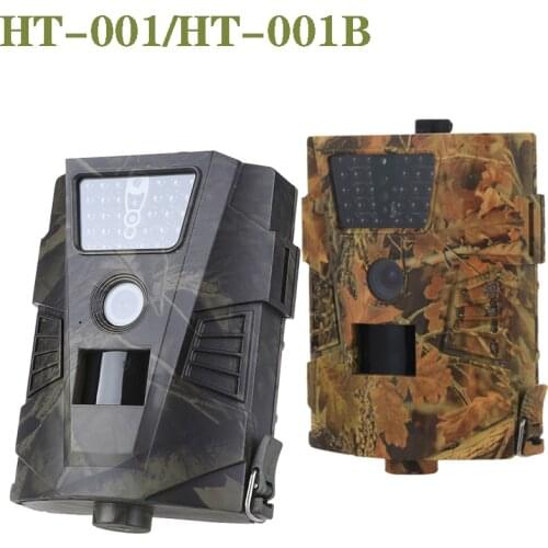 HT-001/HT-001B Trail Camera 12MP 1080P 30pcs Infrared LEDs 850nm Hunting Camera IP54 Waterproof 120 Degree Angle Wild Camera #ND