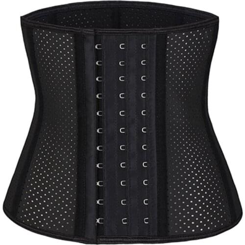 Womens Corset Top Latex Waist Trainer Belly Sheath Breathable For Belly Limming Body Shaper Modeling Strap