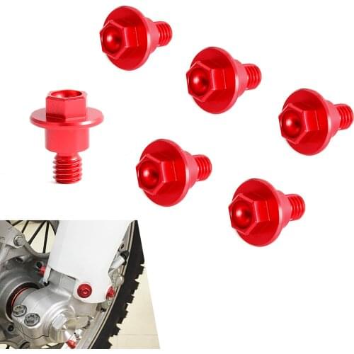 For Gas Gas EC300 EC250 EX300 MC125 EX250F EX350F EX450F EC250F EC350F MC250F MC450F 2021 6PCS M6*12 Front Fork Guard Bolt Screw