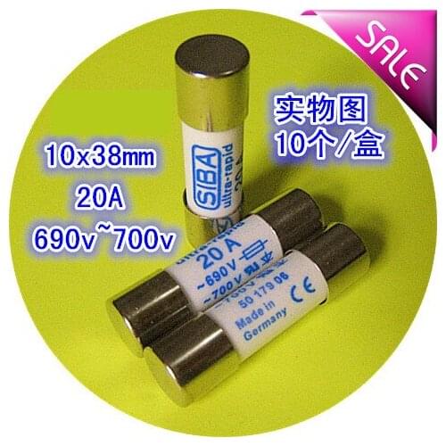 SIBA 5017906 20A 690V 700v 10x38mm High-quality fuse