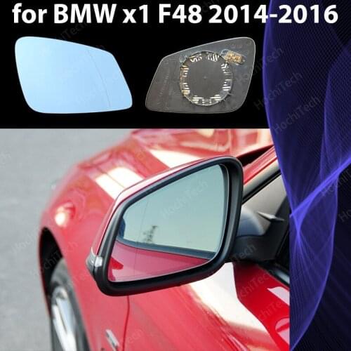 1pcs Electric Wing Left & Right Mirror Glass for BMW 3 series F30 F31 F34 318d 320d 320i 328i 335i 2011-2016 Blue Heated