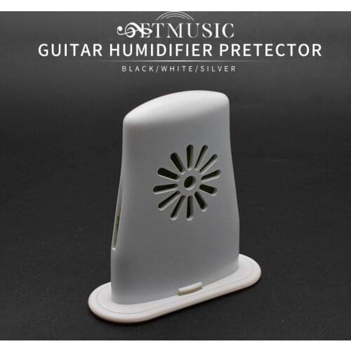 Acoustic Guitar Humidifier-Musicians Recommended Protects from Aging in the Driest Conditions Black/White