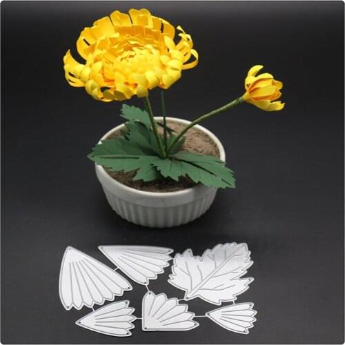 YINISE Die Cut Metal Cutting Dies For Scrapbooking Stencils Daisy Flower DIY Album Cards Decoration Embossing Folder Die Cuts