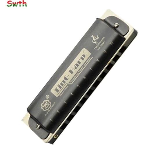 10 Holes Blues Harmonica KONG SHENG brand diatonic scale mouth organ C key high-grade playing Harp woodwind instrument gaita