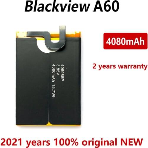 100% Genuine 4080mAh Battery For Blackview A60 405988p Original Batteria Mobile Phone High Quality Battery with Tracking Number