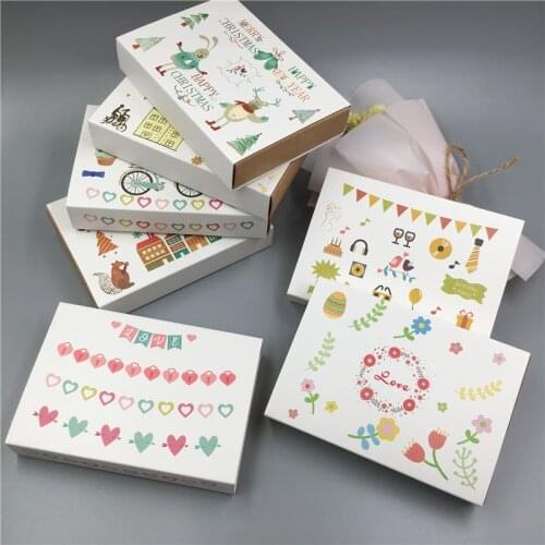 24pcs /lot kraft/white Gift Package Candy Box/ Drawer Shape paper Box Lovely Gift Box/ Flowers Wedding Favors Boxes