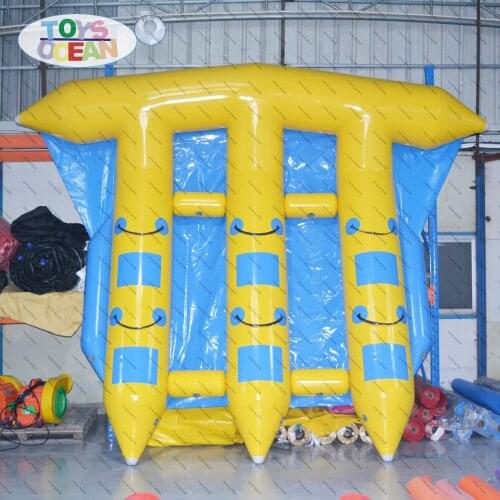 4x3M 6 players inflatable fly fish towable water sport game