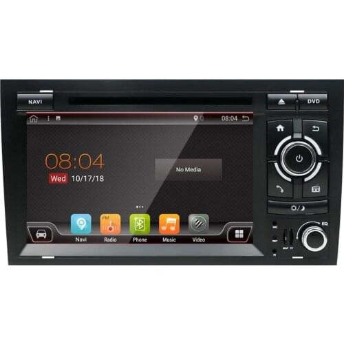 2 Din 7" Android 10.0 For Audi A4 2003-2011 Car Radio 4 Core 2+32GB Multimedia Plyaer Audio Car Stereo 1024*600 GPS BT ATV RDS