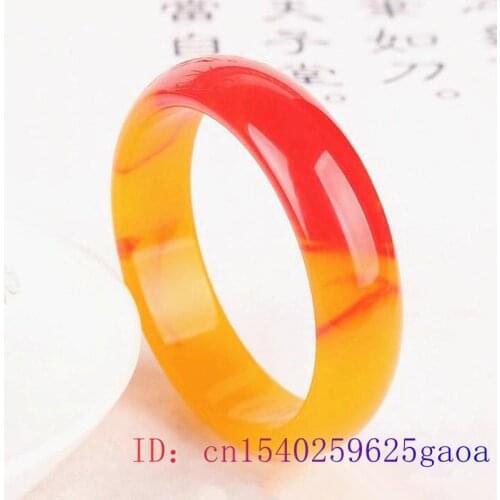 Colour Jade Bangle Bracelet Jewelry Chinese Carved Jadeite Fashion Natural Gifts Amulet Charm