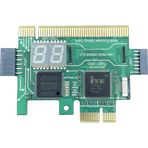TL611 PRO Diagnostic Card Desktop PCI Motherboard PCI E Notebook Debug Card Computer LPC DEBUG