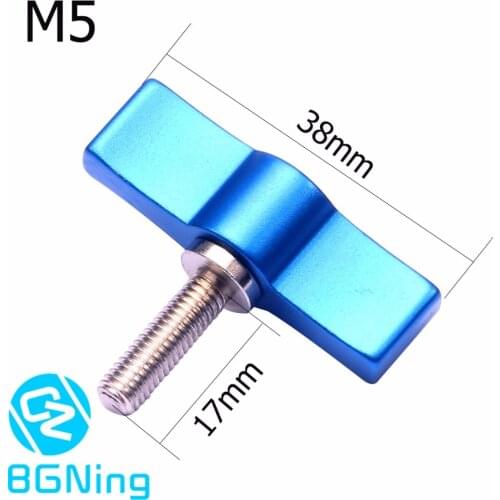 M4 M5 M6 Hand Tighten Screw Aluminum Alloy Handle Adjustable Screws DSLR Camera Photo Studio Accessory