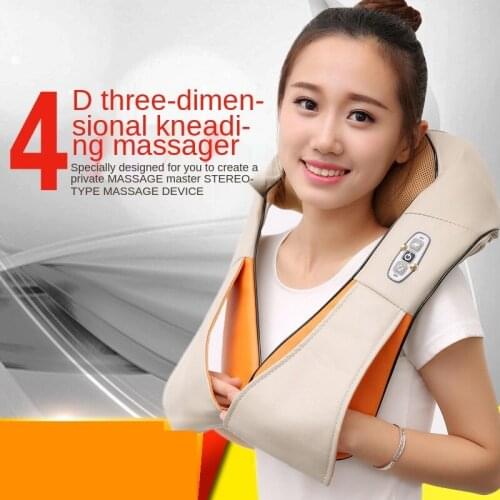 Cervical kneading massage shawl massager neck multi-function on-board household electric neck lumbar shawl