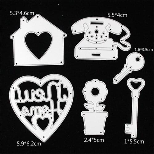 New Home Metal Cutting Dies Stencils for DIY Scrapbooking/photo album Decorative Embossing DIY Paper Cards