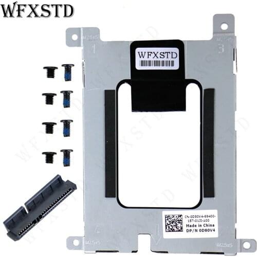 NEW Hard Disk Drive Interposer tray Connector +caddy D80V4 for Dell E5420 E5520 bracket